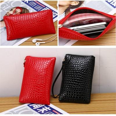 Alligator Wallet Lady   Korean Handbag with Active Zero Wallet