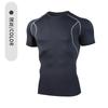 Mens Quick Dry Breathable Stretch Cycling Jersey Athletic Running Workout Gym T-shirt