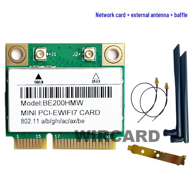 BE200HMW WiFi 7 Gigabit Tri-band Mini PCIe Internal Network Card with Bluetooth AX210.
