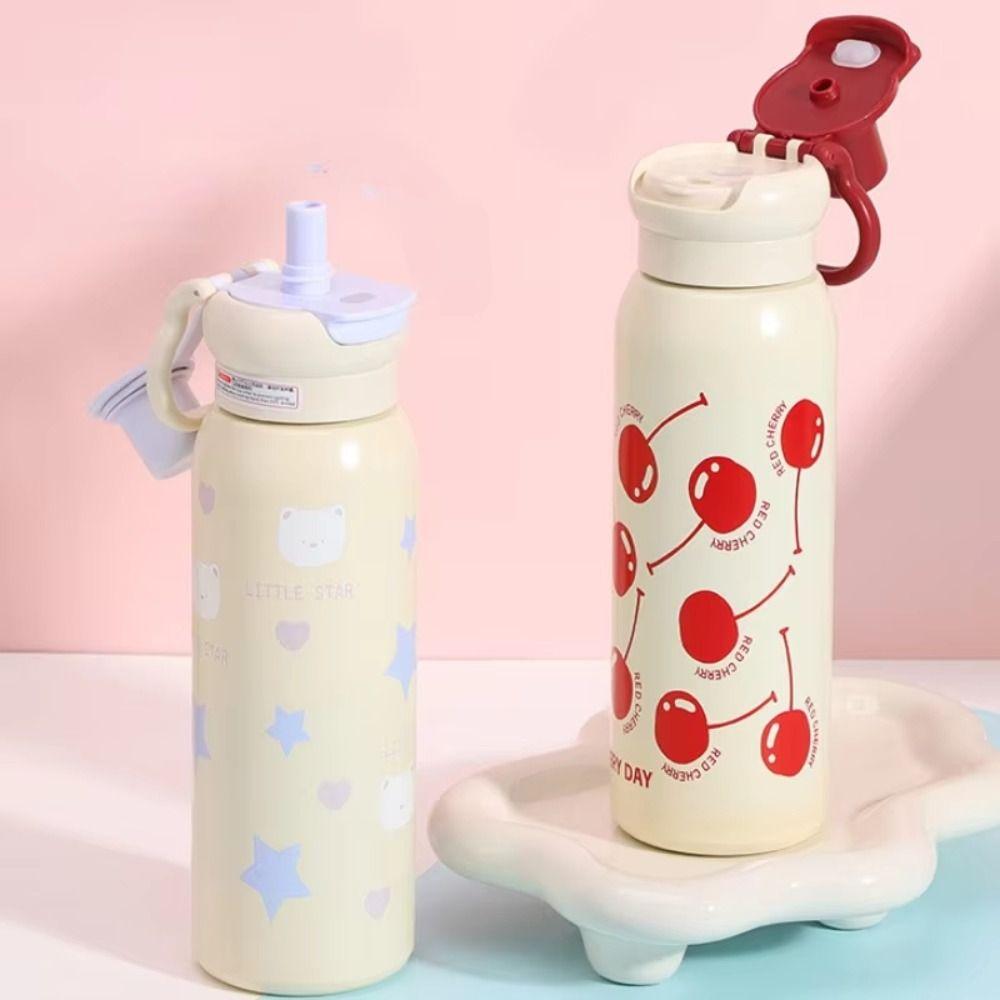 620ML Vacuum Cup High-Capacity Insulated Cup Portable Thermal Mug for Student Children