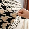 Houndstooth Headboard Cover Full Queen  King Comfortable Bed Head Slipcover for King Size Washable Anti-Dirty Headboard Protector Washable Bedroom