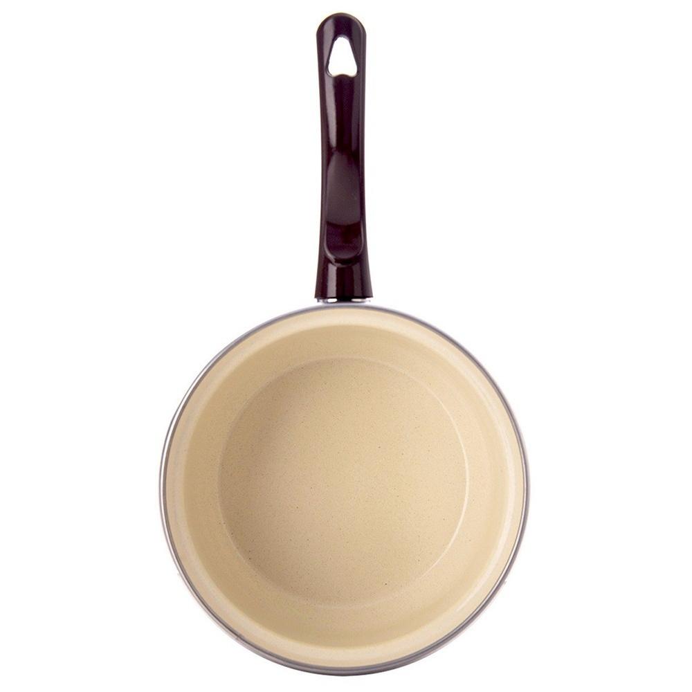 Rondelek Emaliowany Rondel Garnek Z Długim Uchwytem Tradycyjny 16 Cm 1L