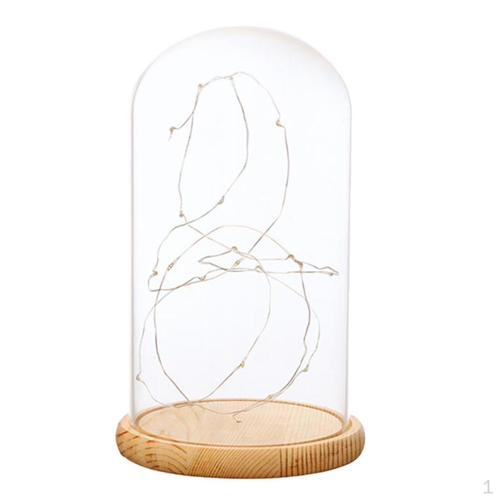 Battery Operated Bedside Table Lamp with Wooden Base B