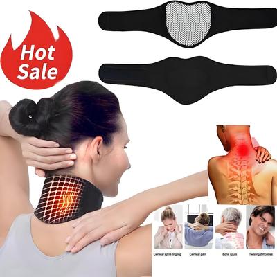 1/10KS Turmalínová samohrejivá krčná ortéza Pás Magnetická krčná terapia Podpora Masážny prístroj Spontánne hrejivý Chránič Zdravotná starostlivosť Muži Ženy