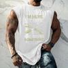 Canotta Casual da Uomo Senza Maniche Vestibilità Larga Maglietta da Palestra Grafica Stampata Allenamento Palestra Leggera Comoda Abbigliamento Estivo