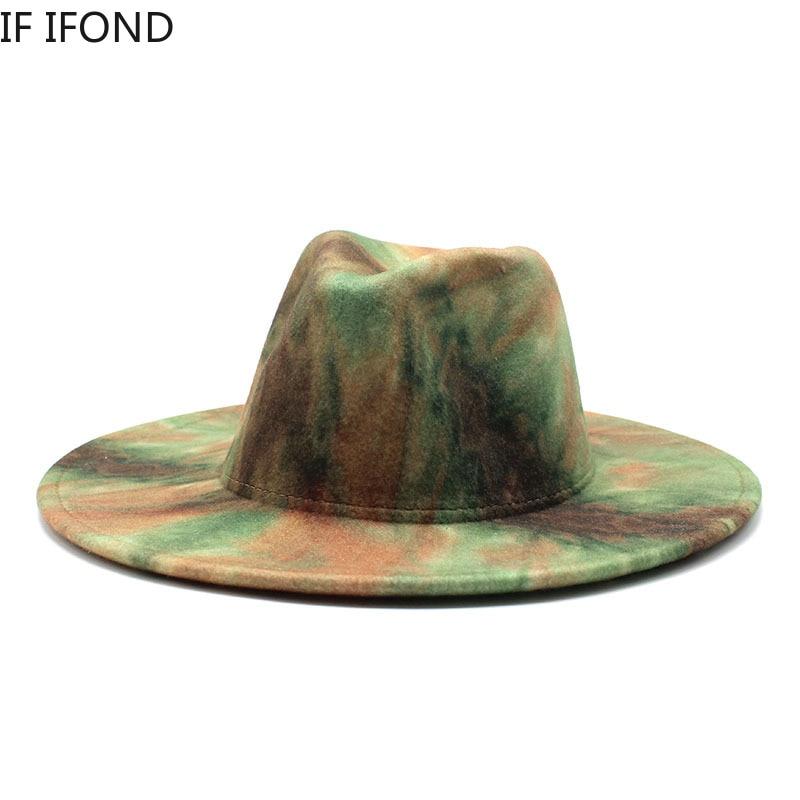 Spring Designer Fedora Hat 2021 Tie Dye 