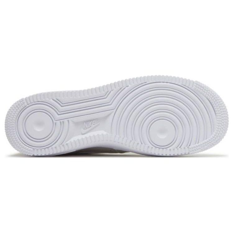 Nike Air Force 1 GS Light Bone Kids Sneakers White CT3839-001