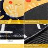 Outer Space Kids Rug,59"X39.4" ABC Alphabet Educational Kids Rugs for Playroom,Non Slip Solar System Galaxy Planets Playroom Rug,Washable Ki