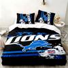 Detroit Lions 3pc set Perfect for bedroom use Comfortable bedding set includes a duvet cover and two pillowcases Ideal birthday or Christmas gift