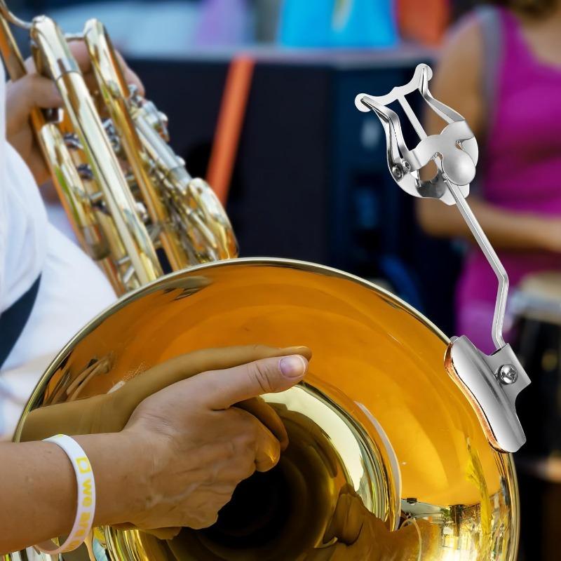 Kleiner Posaunen-Notenclip Silberhalter Geeignet für Musiker, Allgemeines Instrumentenzubehör ist praktisch und praktisch