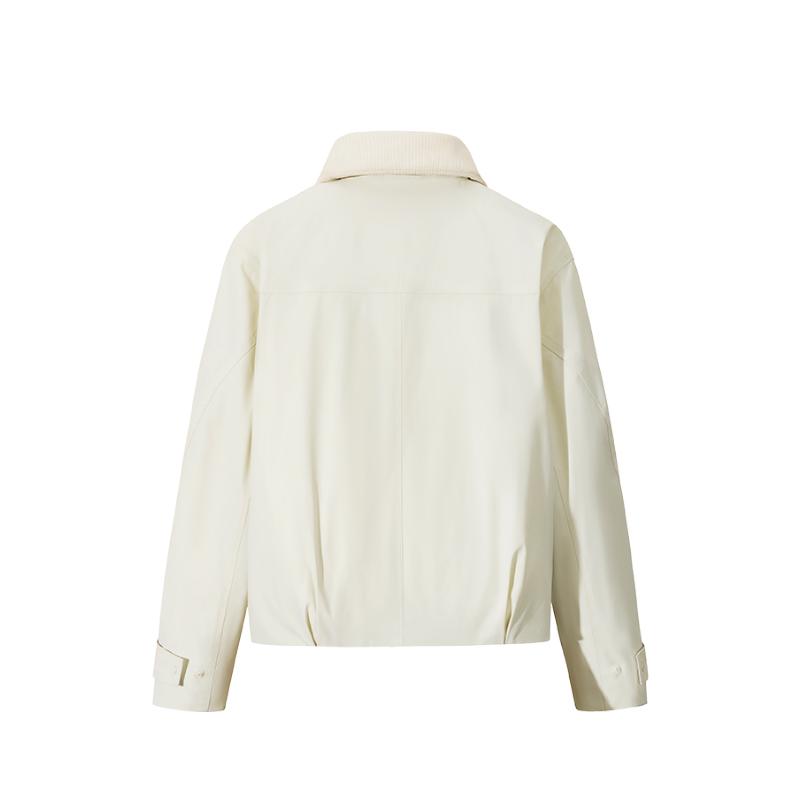 Anta Simple Comfortable Versatile Solid Color Polo Fashion Cotton Jacket Women Jacket 162548803-1