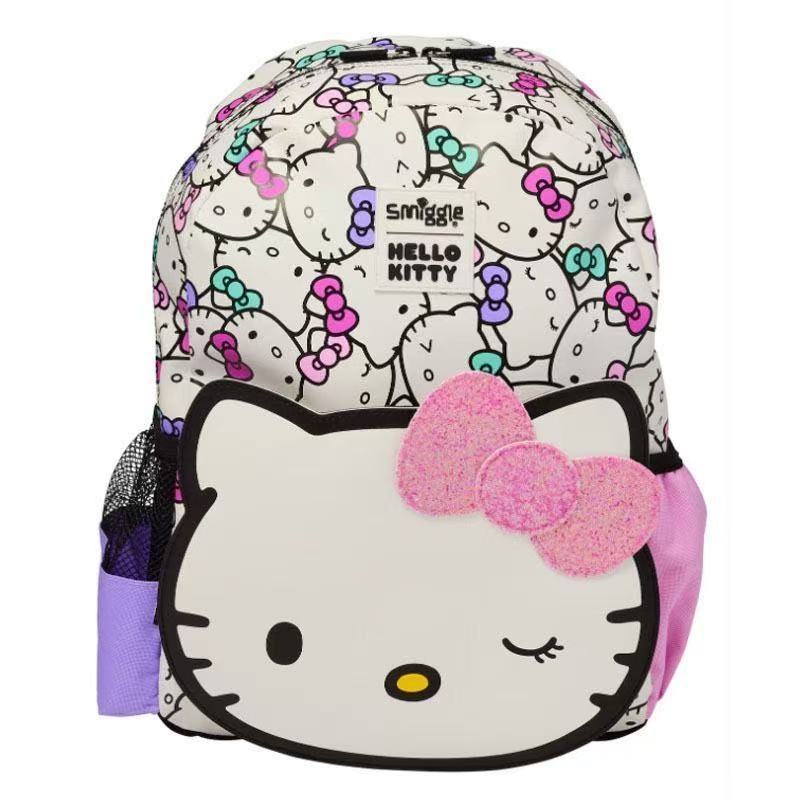 Smiggle Hello Kitty Skolas Mugursoma ar