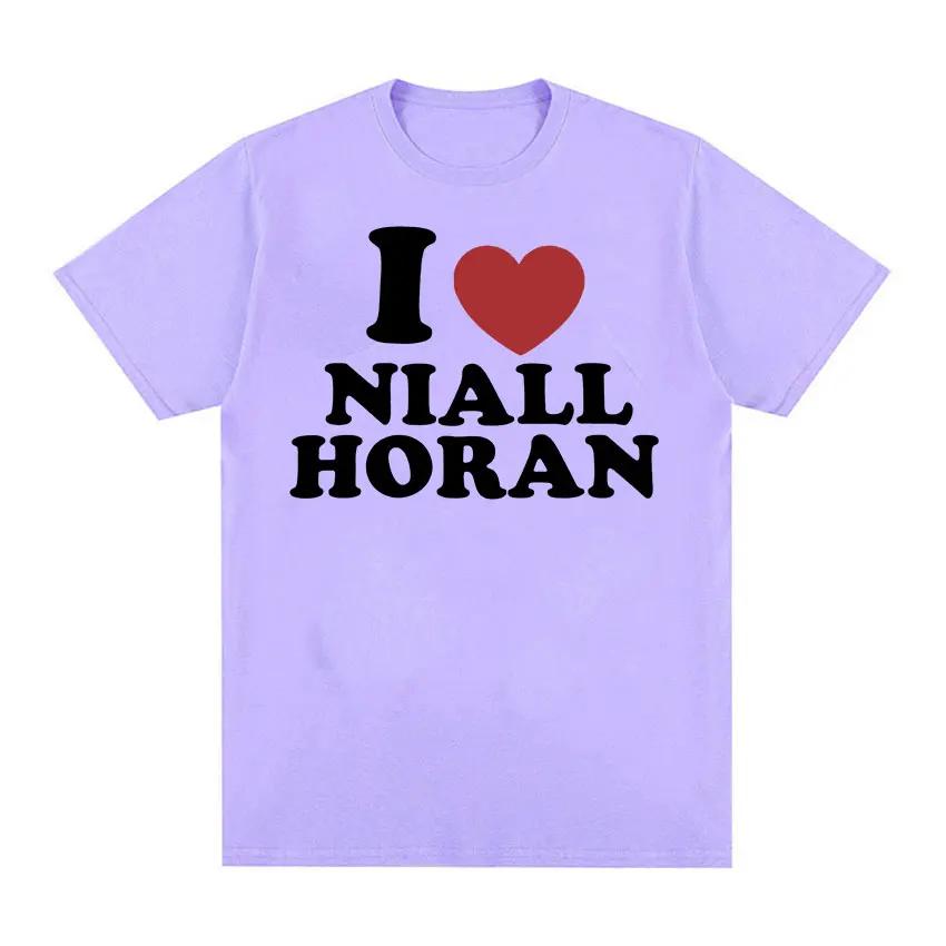 

I love Niall Horan Print T-shirt Men s T-shirt Casual 100% cotton short Sleeve T-shirt Summer Fashion oversized T-shirt top 3XL