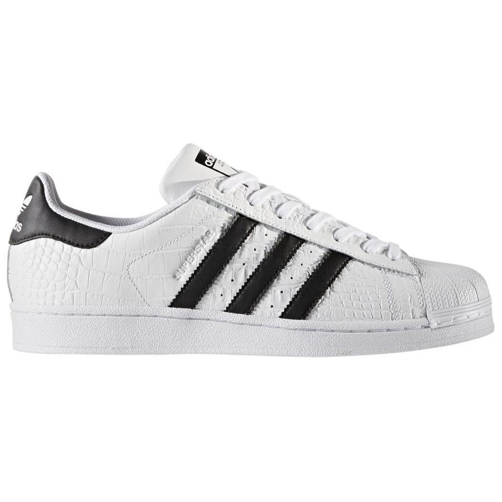 Adidas Originals Superstar Comfortable Versatile Low-Top Sneakers Unisex Sneakers White Black BZ0198