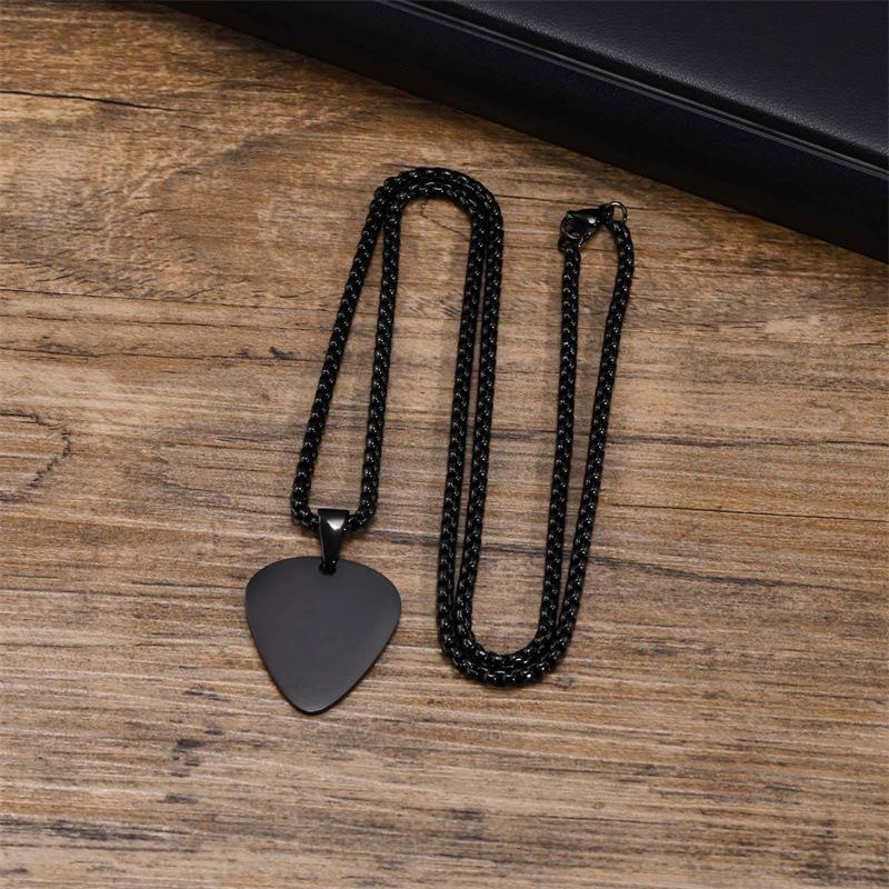 Heart-Shaped Titanium Steel Necklace - Non-Fading, Customizable Couple Style, Simple Stainless Steel Fashion 