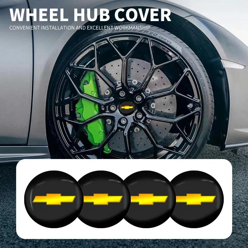 56mm Car Wheel Center Hub Cap Badge Decoration Stickers Auto Accessories For Chevrolet Colorado Cruze Spark Captiva Malibu Aveo