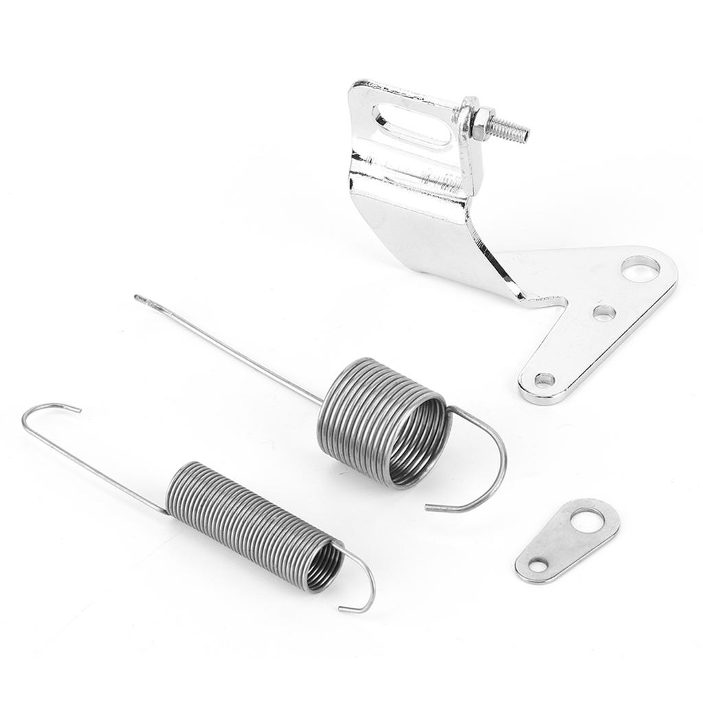 Throttle Cable Bracket Spring Car Carburetor Throttle Cable Bracket with Dual Return Spring Set Stainless Steel Parts
