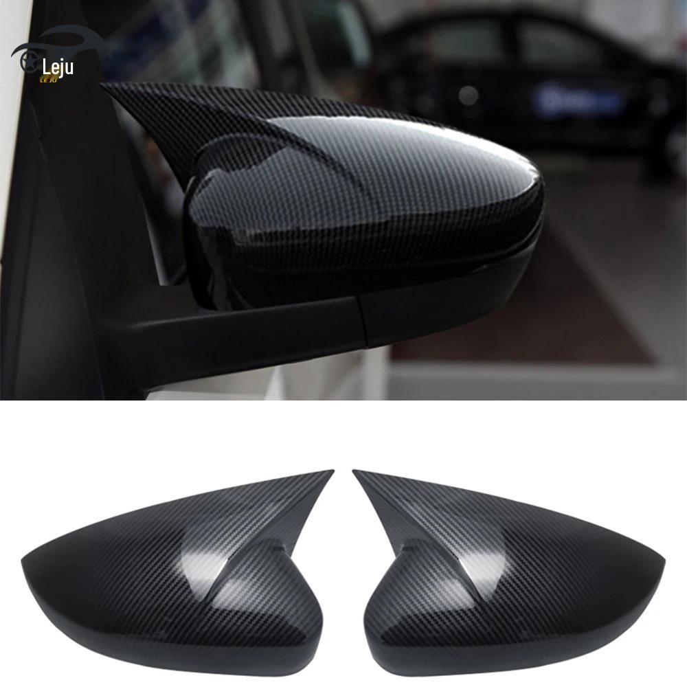 Glossy Black Rearview Mirror Housings for 2014-2018 Volkswagen Polo. Glossy Black