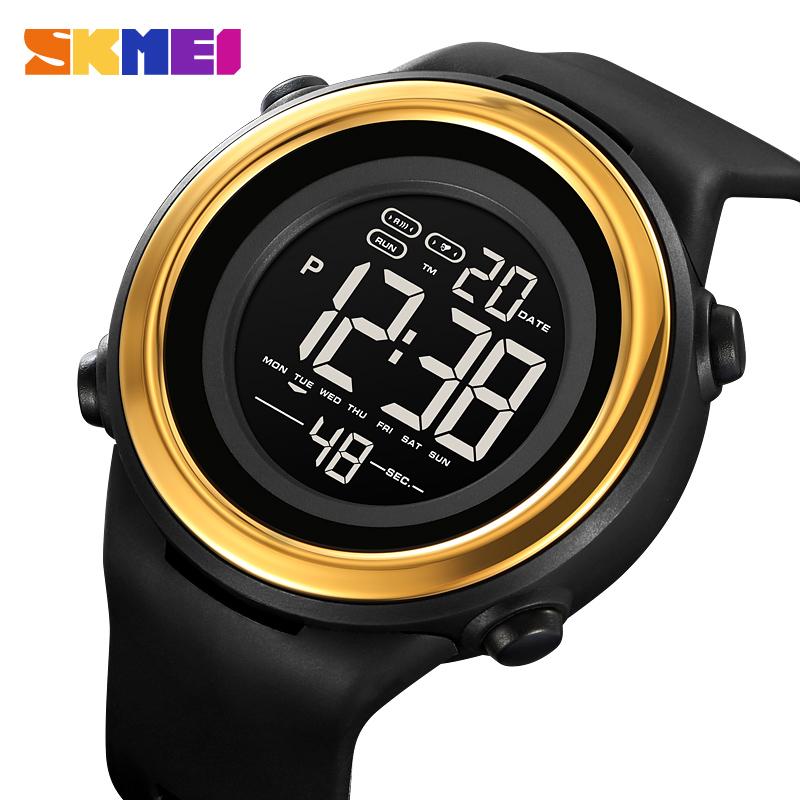 

SKMEI Men s New Electric Watch Army Green Waterproof Double Time Stopwatch Timer Timer Alarm Clock Stopwatch Timer LED черный белый