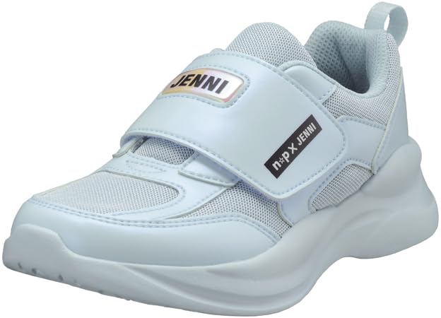 

Achilles Kids Sneakers Nicopuchi School JENNI Girls Shoes Lightweight 2E NPS 0730 Sax cm Children s 19-24cm 23.5