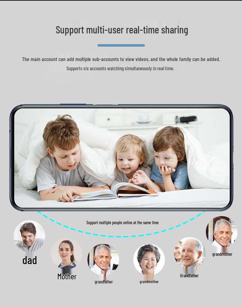 X5 HD Wireless Night Vision Security Camera for Home Use