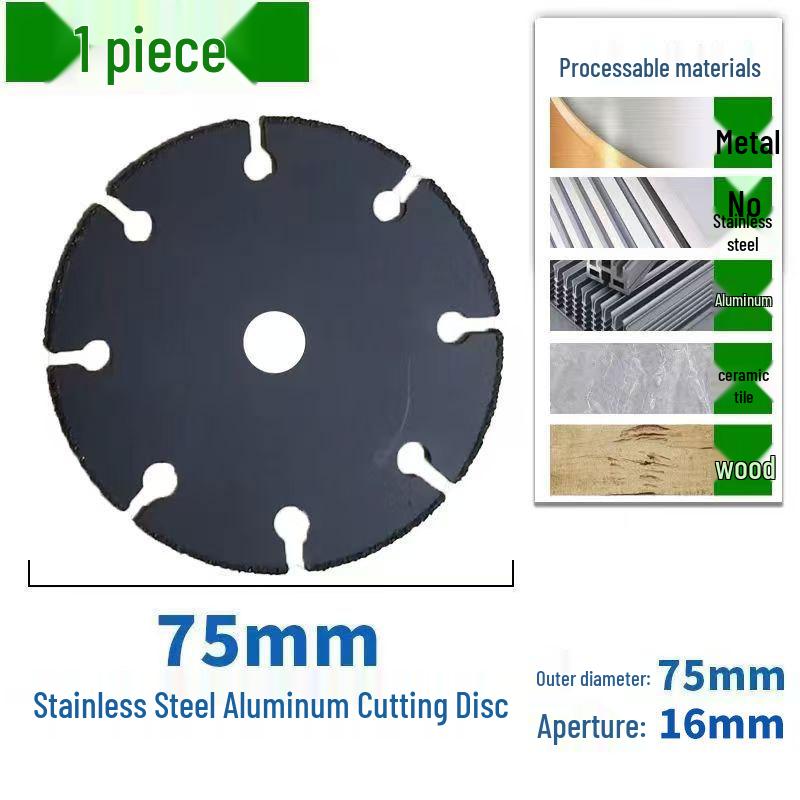 Mini 76mm (3") Angle Grinder Blade: Metal Grinding & Polishing Disc, Cutting Wheel 10mm Arbor.
