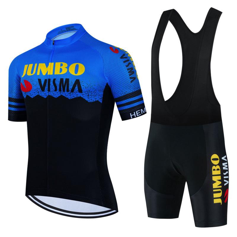 Jumbo hot-selling summer cycling suit short-sleeved suit men's and women's bicycles road bike mountain bike sports suit