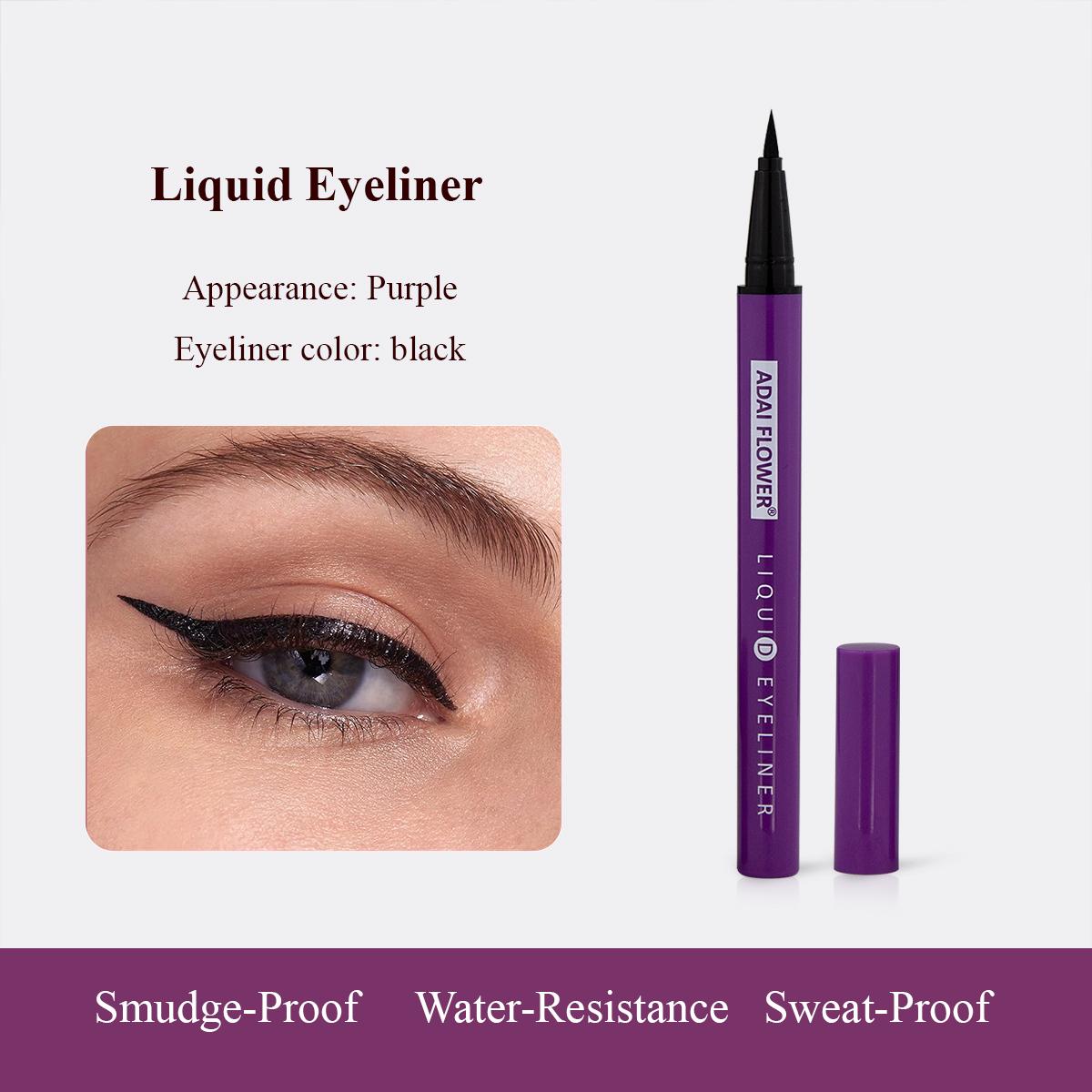 

Водостойкая подводка для глаз. Не размазывается, не оставляет следов, стойкая цветная подводка для глаз. Доступно 8 цветов черного цвета. фиолетовый