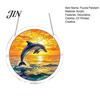 Acryl Puzzle Anhänger Sonnensammler, Bunter Fensterbehang, 19 cm Sonnensammler Wochenendprojekt Dekoration Schmuckstück, Ideal zum Verschenken Und