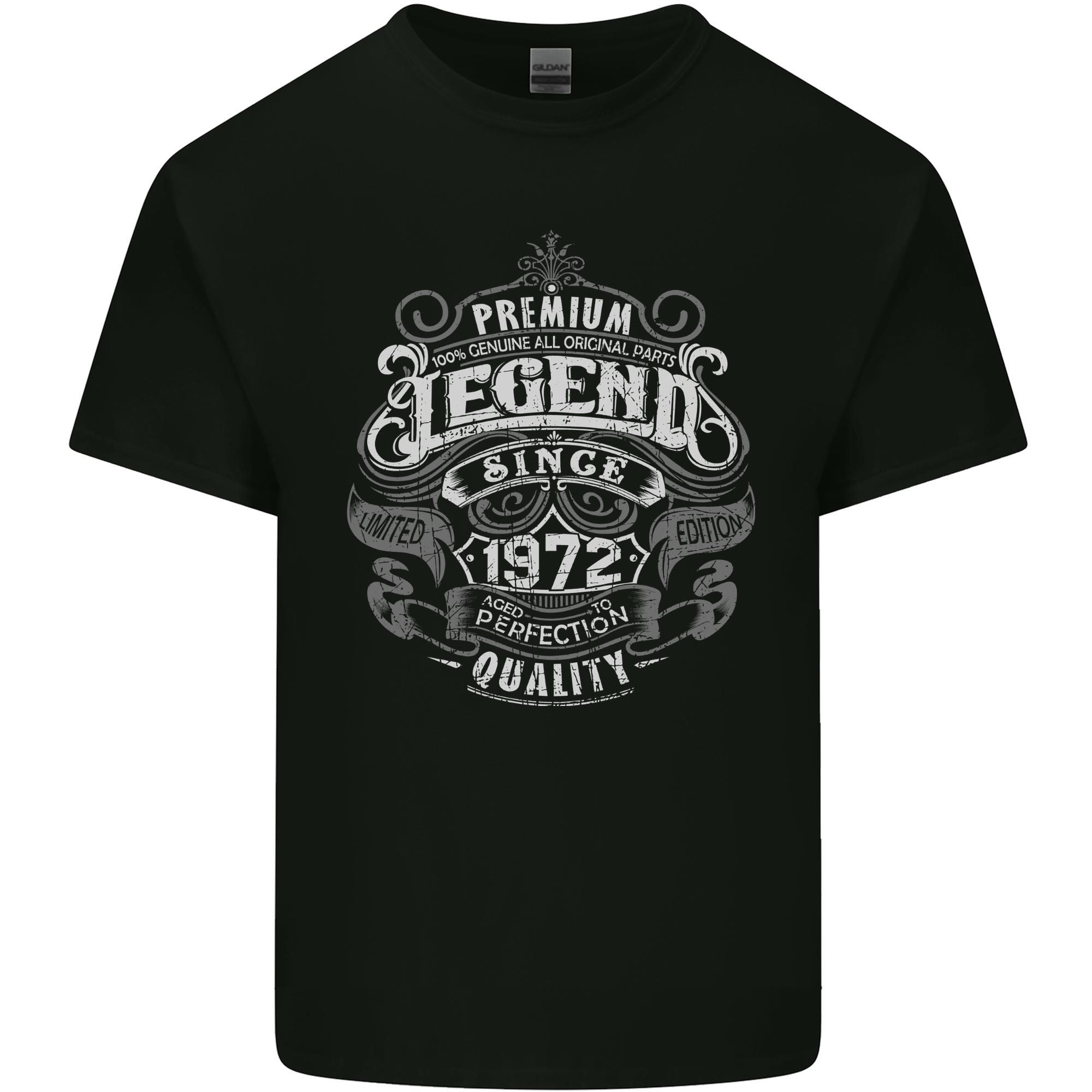 Premium Legend 54th Birthday 1972 Unisexs Light Cotton TShirt S