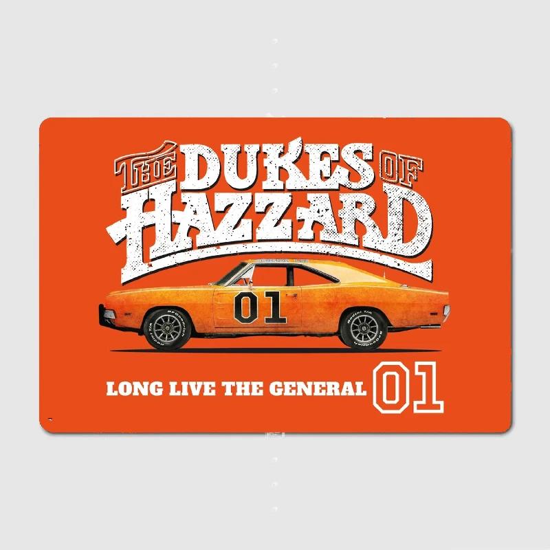 

Vintage General Lee Dukes of Hazzard Metal Tin Sign Poster IndoorOutdoor Wall Decor for Home Bar Coffee Shop Kitchen Truck 20x30cm（7.8x11.8inch）