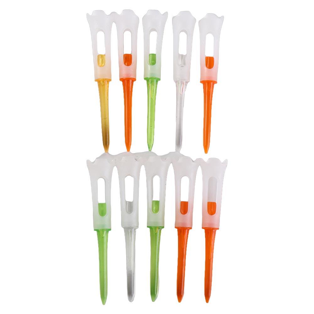 10 Stück/Los Ballhalter Golf-Tees Gummi-Dämpfer Golf-Trainingsgeräte Golfschläger Tee Outdoor-Sportarten