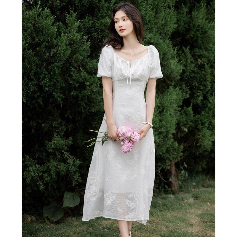 Mokaana Women's Urban Casual Mid-Length Short Sleeve Dress