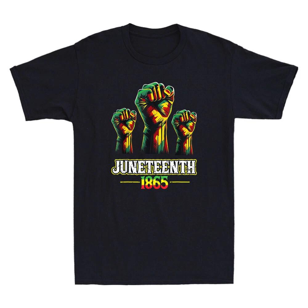 Juneteenth 1865 Black History American African Freedom Day Vintage Men s T-Shirt XL