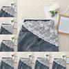 Lace Trim Triangle Short Skirt Soft Lace Butt Curtain Skirt New Waist Scarf  For Women