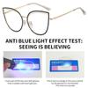 Classic Blue Ray Blocking Anti-Blue Light Glasses Eye Protection Metal Computer Goggles Ultralight Frame Eyewear Men Women