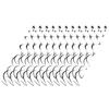 12 stuks hangende swirl decoraties van aluminiumfolie voor plafonddecoratie voor Verjaardag, Afstuderen, Bruiloft, Feest - Zwart