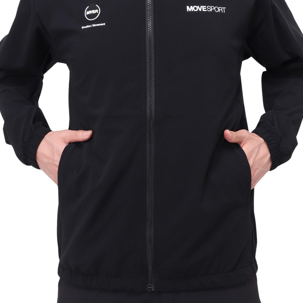 Mikina Cross Descente AIRY TRANSFER s kapucí Light Lip Hood, logem a celopropínacím zipem, kapucí vpředu, strečovou, voděodolnou, tvarově stálou, odolnou proti blednutí, dešti, černá, velikost L