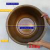 Pure Copper Handmade Thickened Brass Basin Old Copper Basin Carbon Furnace Wash Basin Chinese Wedding Washbasin Carbon Brazier