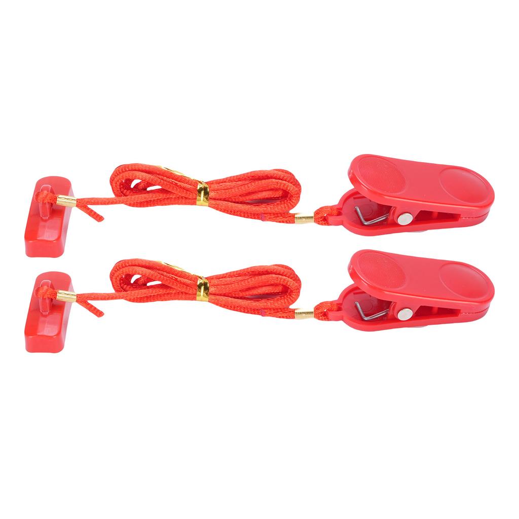 2 Stück Magnetischer Sicherheitsschalter Passend für 9600 GTS7 M8 M9 Laufband Magnetische Verriegelung Laufband Not-Aus