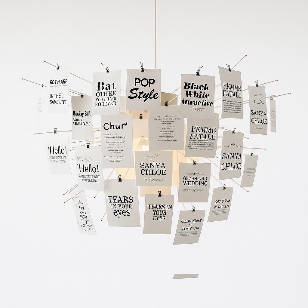 

2022 ZettelDIY Photo Album Chandelier: Creative Designer Lighting for Living Room and Bedroom 60 CM