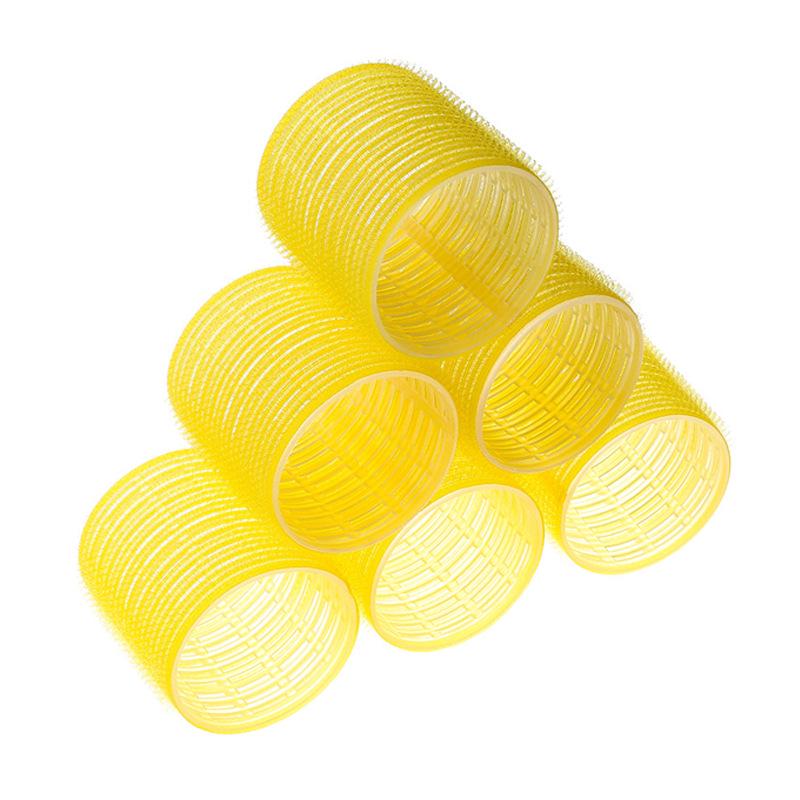 "Magic Self-Adhesive Curling Tube Set with Clips for Air and Lazy Eight-Character Bangs"