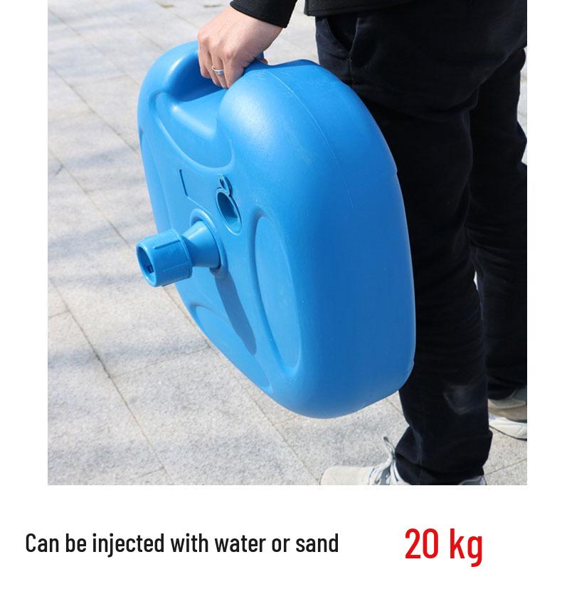 Large Outdoor Umbrella Base for Beach with Water Injection Feature