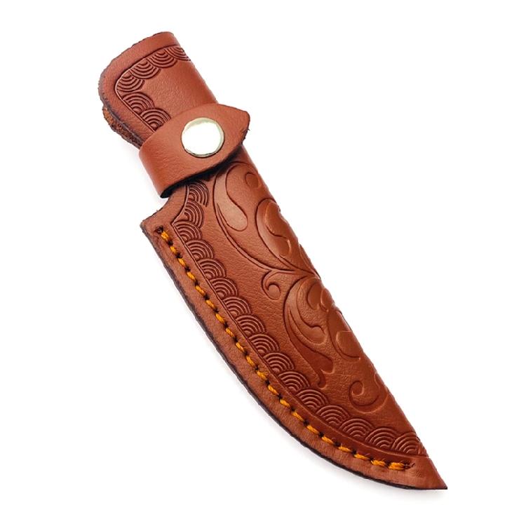 Embossed Leathers Sheath Knife Pocket Folding Knife Sheath Carriers Holsters