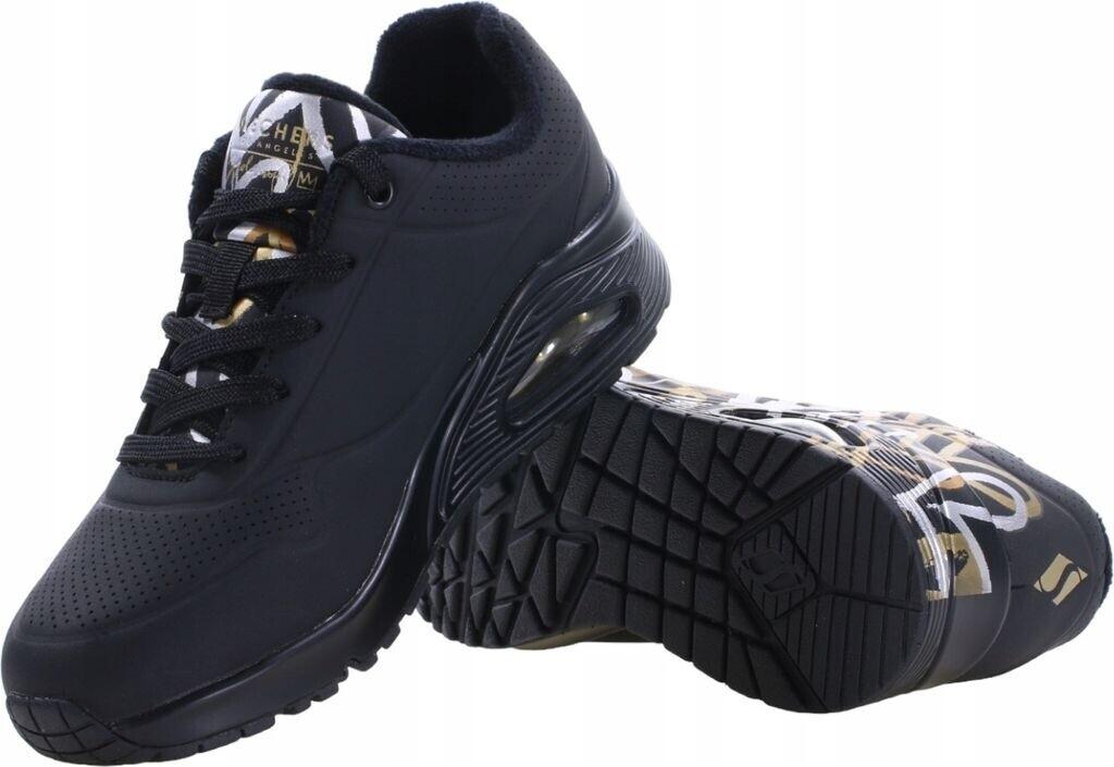 Skechers Uno James Goldcrown Metallic Love кроссовки черные