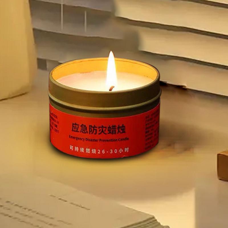 Outdoor Windproof Candles 30 Hour Light Long Lasting Survival Candle Safe Emergency Disaster Candles Drop-proof For Home Camping