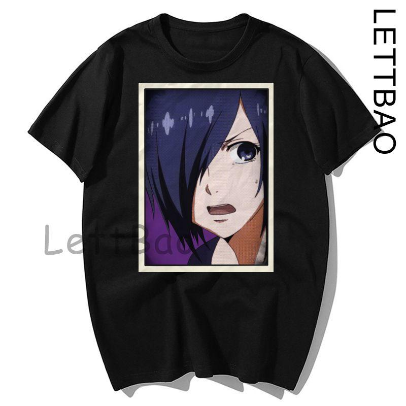 Japanese Anime Tokyo Ghoul T Shirt Men Kawaii Cartoon Kaneki Ken Graphic Fashion Unisex Tshirt