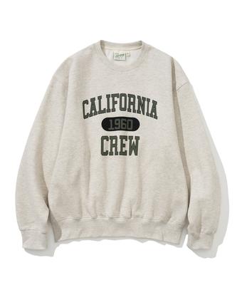 UNIFORM BRIDGE California Crew Sweatshirt(Napping) Oatmeal