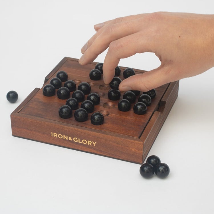 Logikspiel strategisch Solitär Familie Familienklassisch Holz
