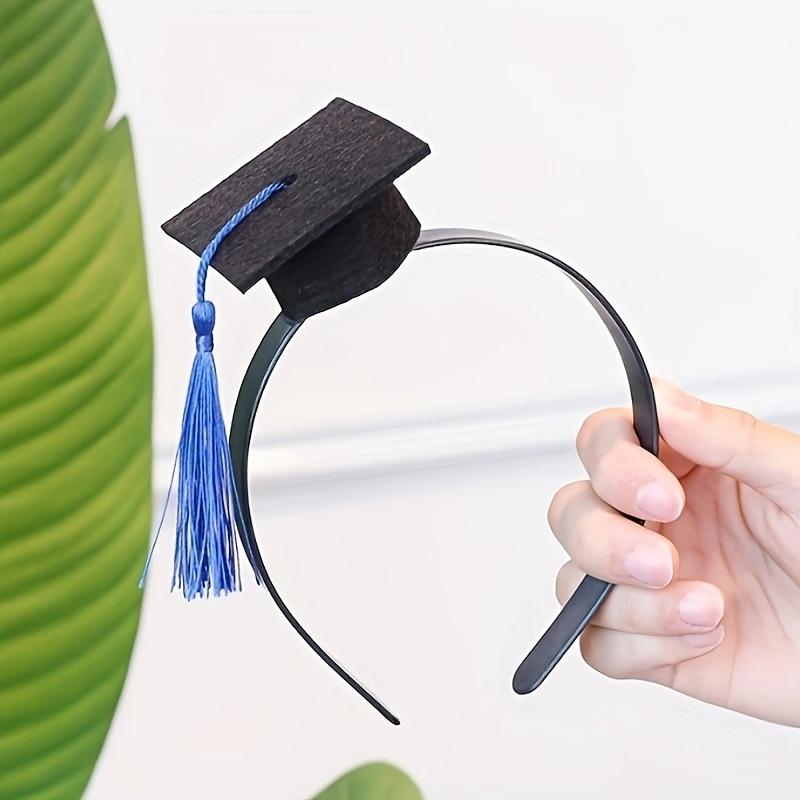 Graduation Season Mini Doctor Cap, Graduation Decoration Bachelor Cap Headband, Graduation Dress Up Photo Props